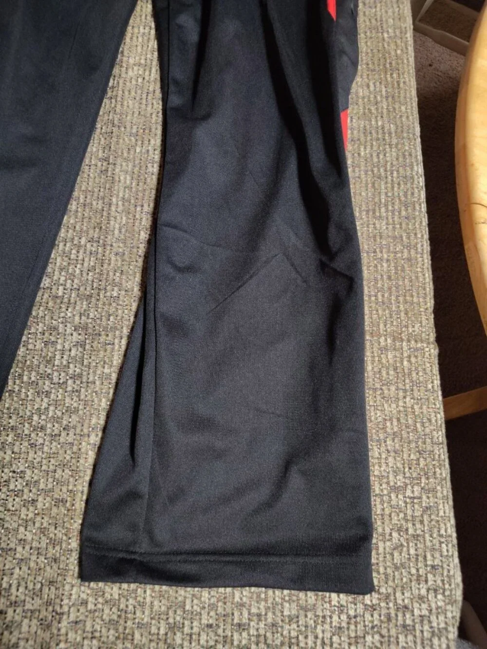 Vintage AND1 Pant Mens XL Black Polyester Track Tear Away Basketball Activewear